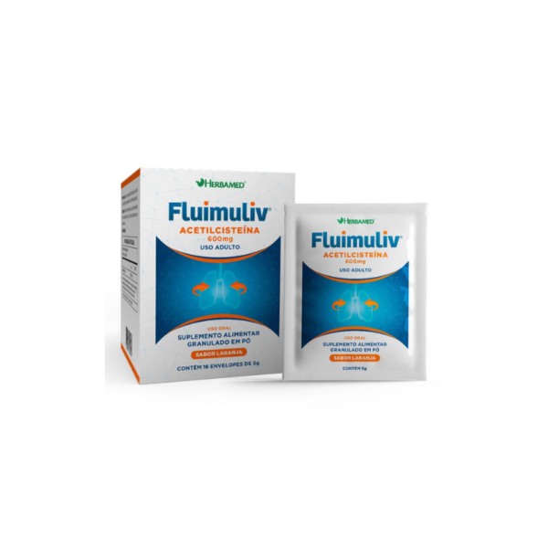 Fluimuliv 600mg Com 16 Envelopes